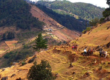 Cabalga por los cuchumatanes