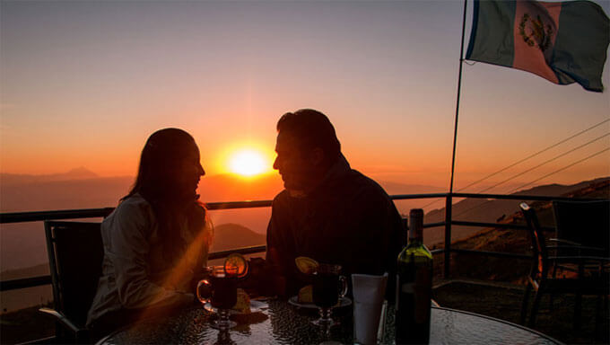 Café del Ciel en el Mirador Juan Dieguez Olaverri Chiantla